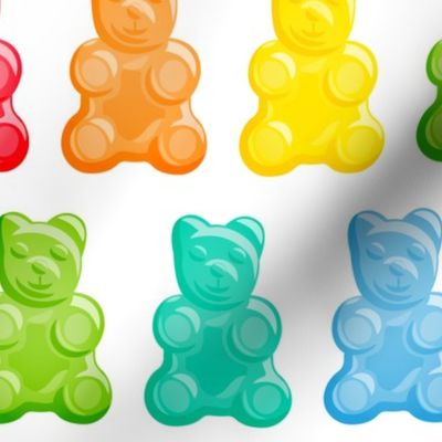 (jumbo scale) Gummy bears - candy -  LAD19