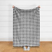 minimalist dots - white and black