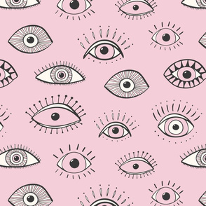 eyes - light pink (large scale)