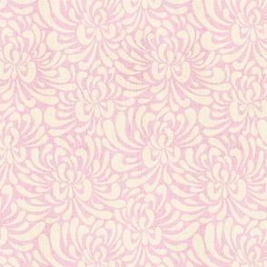 abstract chrysanthemum  -  light pink