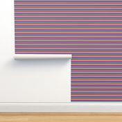 Mini Prints: Multicolor Stripes of Joy - Horizontal