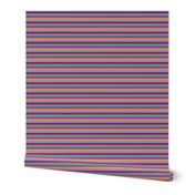 Mini Prints: Multicolor Stripes of Joy - Horizontal