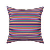 Mini Prints: Multicolor Stripes of Joy - Horizontal