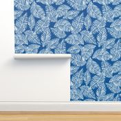 Foliage Blue White