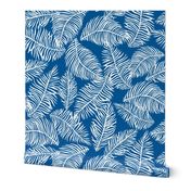 Foliage Blue White