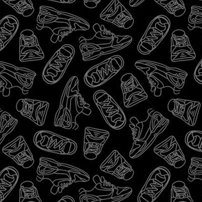 Sneaker Outline // Black & White