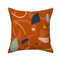 Medium Retro Modern Bits M+M Ginger by Friztin