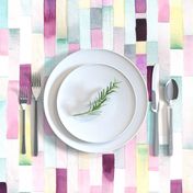 Modern Watercolor Stripe – Lilac (L)