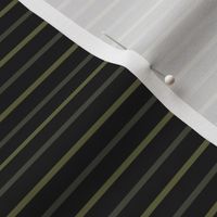 ★ THIN STRIPES ★ Olive Green, Black - Small Scale / Collection : Dark Sunshine - Abstract Geometric Prints