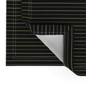 ★ THIN STRIPES ★ Olive Green, Black - Small Scale / Collection : Dark Sunshine - Abstract Geometric Prints