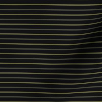 ★ THIN STRIPES ★ Olive Green, Black - Small Scale / Collection : Dark Sunshine - Abstract Geometric Prints