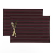 ★ THIN STRIPES ★ Burgundy Red, Black - Small Scale / Collection : Dark Sunshine - Abstract Geometric Prints