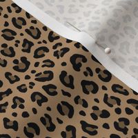 ★ LEOPARD PRINT in ICED COFFEE BROWN ★ Tiny Scale / Collection : Leopard spots – Punk Rock Animal Print