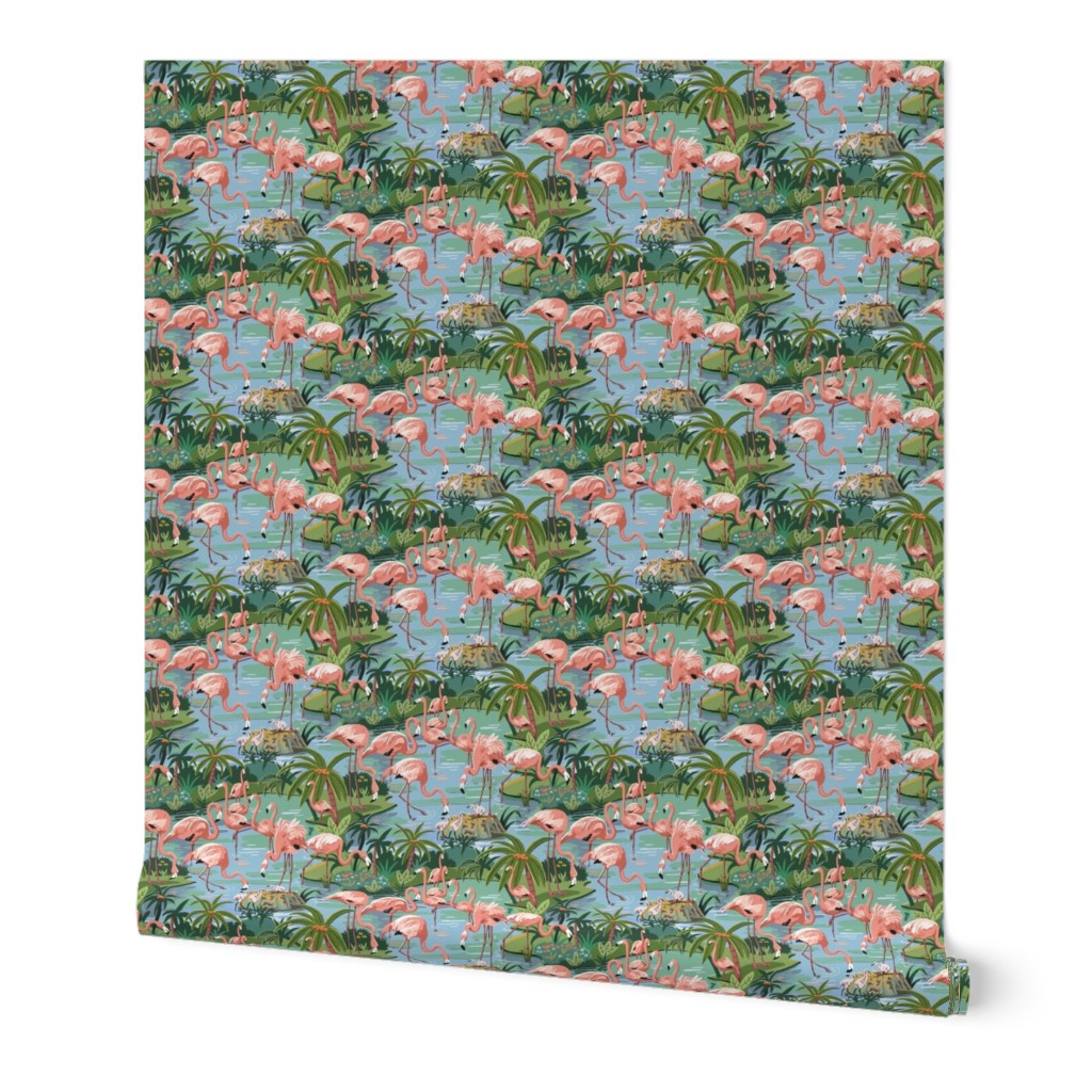 Flamingo Lagoon 10 inch