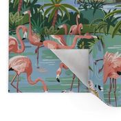 Flamingo Lagoon 10 inch