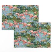 Flamingo Lagoon 10 inch