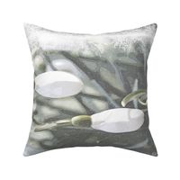 Snowdrop tea towel - winter