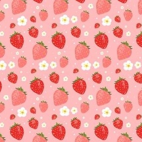 Cute Aesthetic Strawberry Wallpapers  Wallpaper Cave