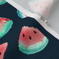 Watermelon Pieces // Blue Night