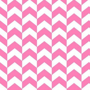 Herringbone Pink Stripe