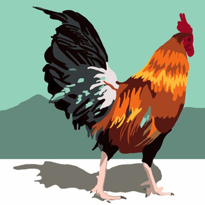 Paint-by-Numbers-Rooster