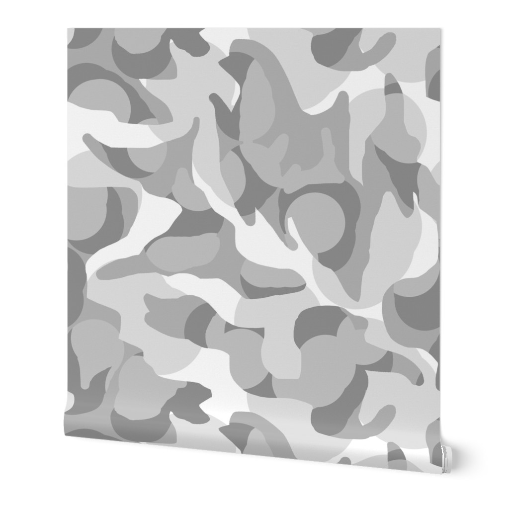 Arctic Camouflage Camo in Grays