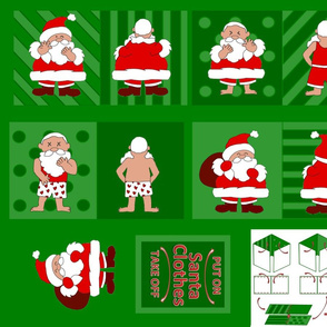 Santa Clothes Baby Cloth Book