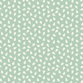 mint green rain drops multidirectional