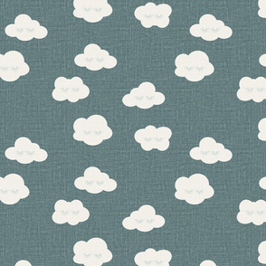 sleepy clouds cloudy sleepy eyes wallpaper fabric