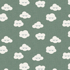 sleepy clouds sleepy eyes kids prints fun