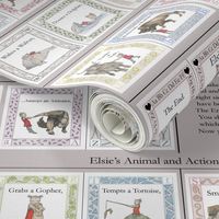  The Alphabetical Animal Antics of Elsie ( 56" and wider bolts needed for whole book) 