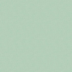 Linen look texture printed natural peppermint green color