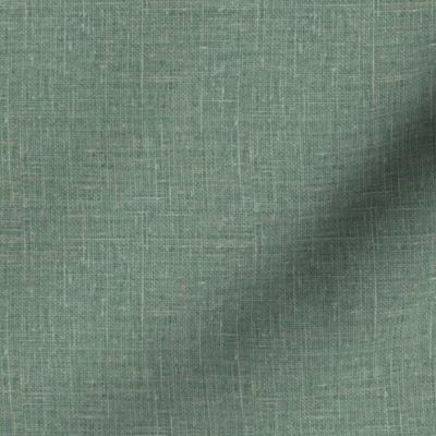 Linen look texture printed green tea color