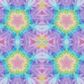 Tie Dye Kaleidoscope Rainbow