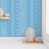 Minimal mudcloth bohemian mayan abstract indian summer love aztec design baby blue vertical rotated