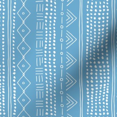 Minimal mudcloth bohemian mayan abstract indian summer love aztec design baby blue vertical rotated