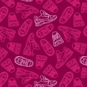 Sneaker Outline // Pink