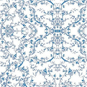 Victorian Vines-Blue Lace