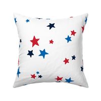 stars lg red white royal and navy blue || independence day USA american fourth of july 4th