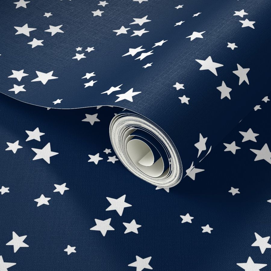 stars med white on navy blue || independence day USA american fourth of july 4th