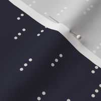 Small Dots Navy Arrow