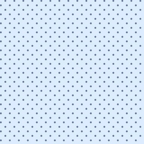 Micro Polka Dots Cornflower On Pristine