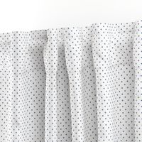 Micro Polka Dots Cornflower On White