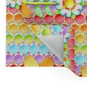 Groovy Rainbow Polka Dot Floral