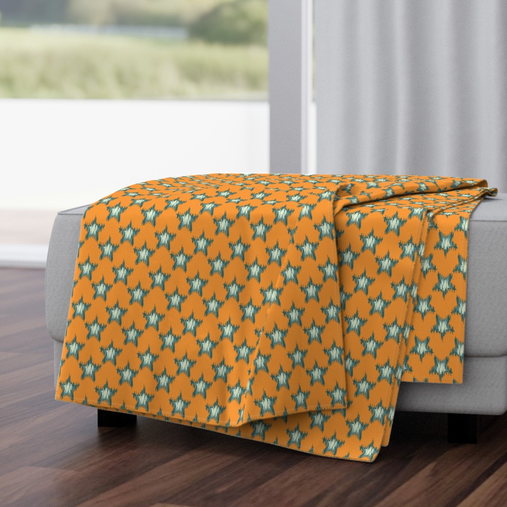 Ikat Star (Orange)