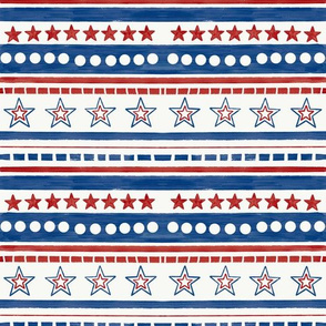 Painted Stars and Stripes