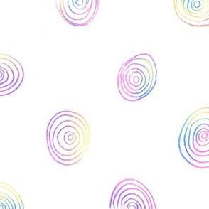 Jolly Rainbow Circles polka  