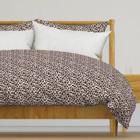 Leopard Love Espresso White |Animal Print Hearts | Renee Davis