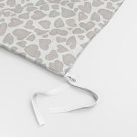 Leopard Love Espresso White |Animal Print Hearts | Renee Davis