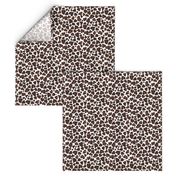 Leopard Love Espresso White |Animal Print Hearts | Renee Davis